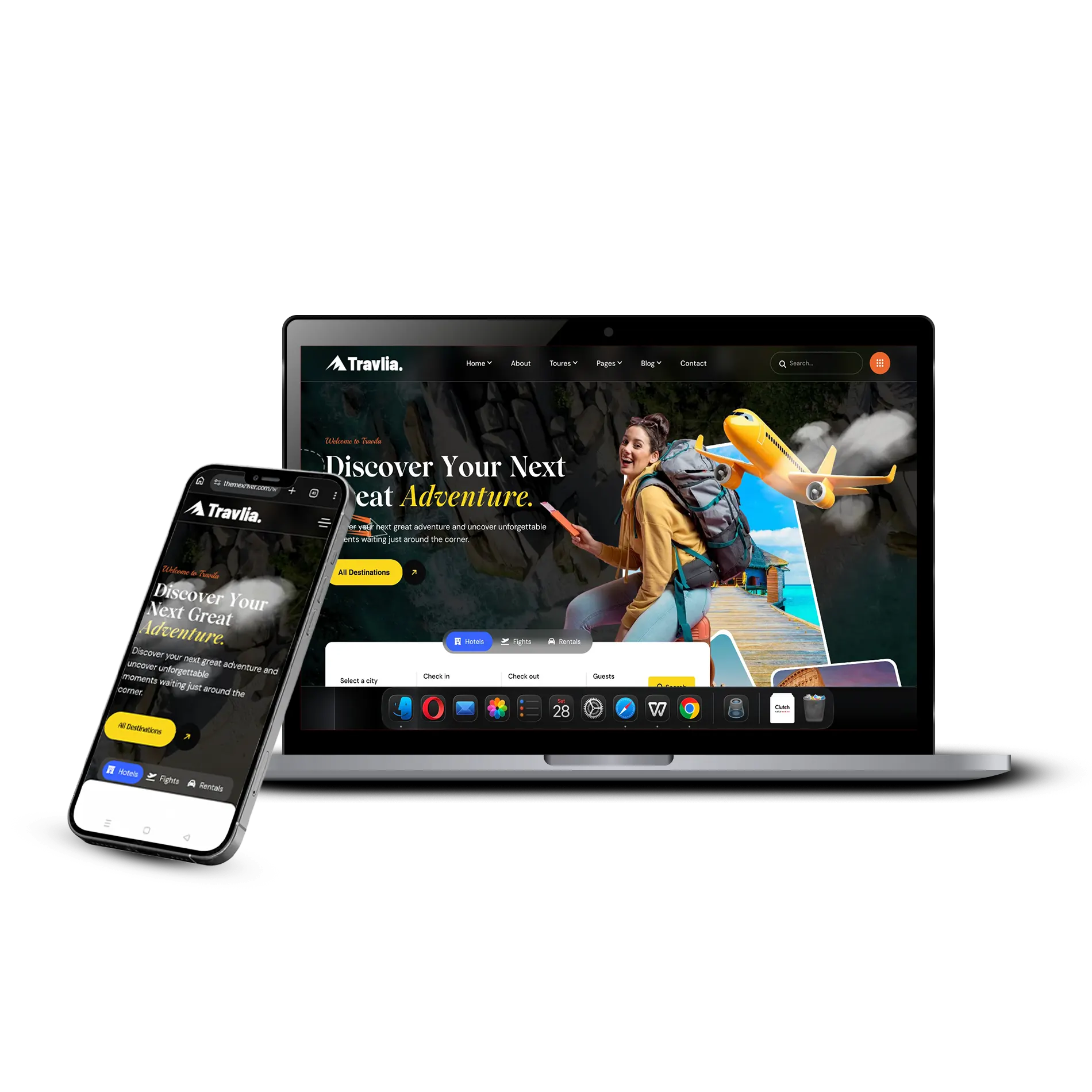 Creative brand Framer website project