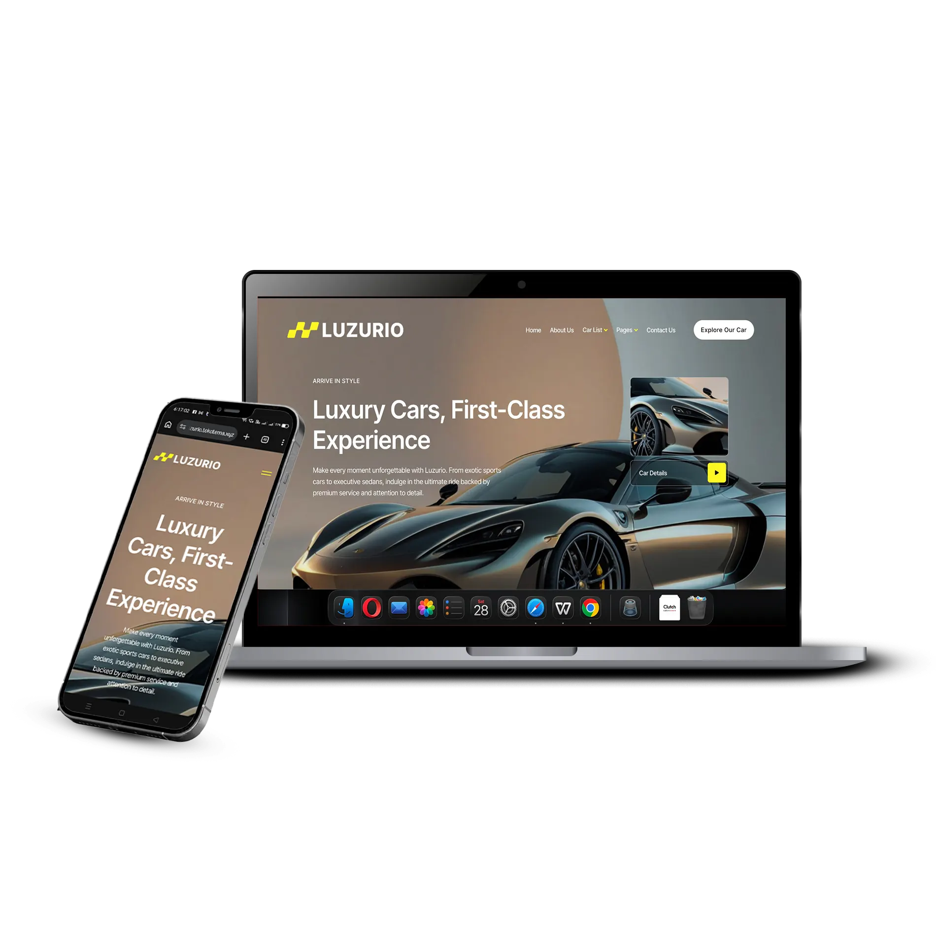 Creative agency Webflow website preview