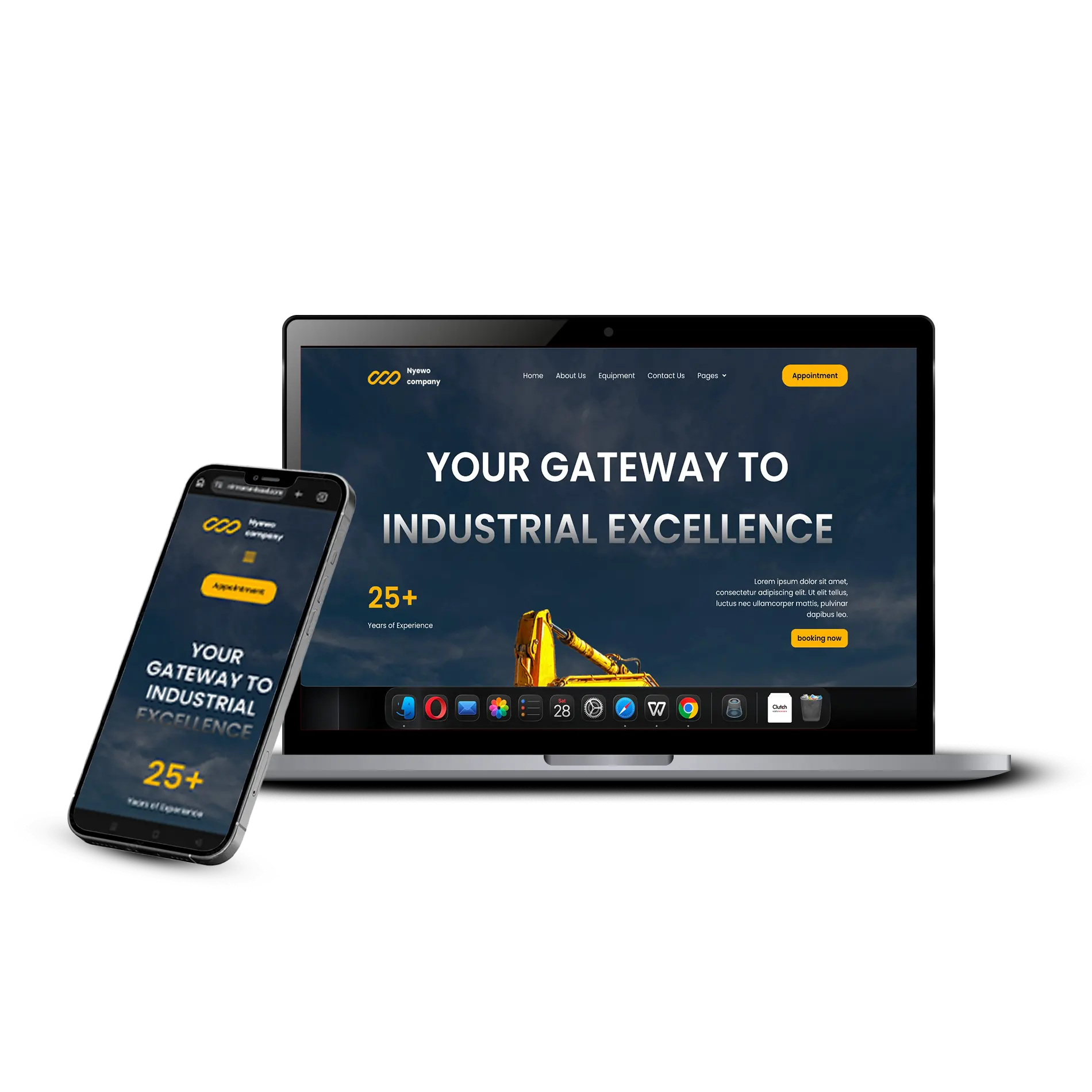 Business WordPress website project preview